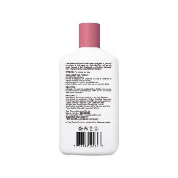 Clear Essence Exclusive Skin Beautifying Milk Maxi Tone 10 Oz - Gtworld.de