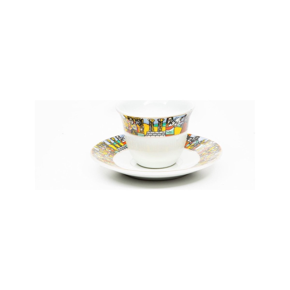 Coffee cups and coasters set of 6+6 - gtworld.de