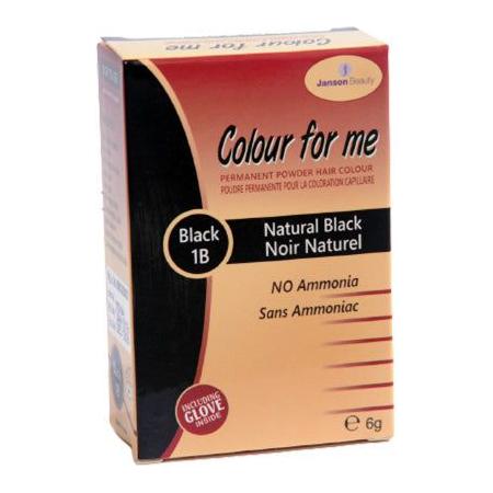 Janson Beauty Color For Me Permanent Powder Hair Color - Natural Black 1B