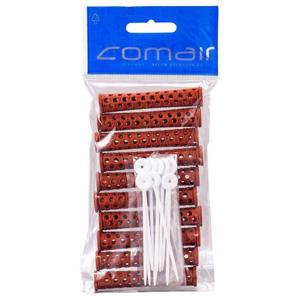 Comair Mesh Rollers Brown 3011737 (Pack of 10) - Gtworld.de