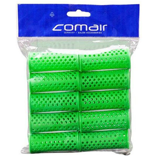 Comair Mesh Rollers Green :3011741, 10Pcs. - Gtworld.de