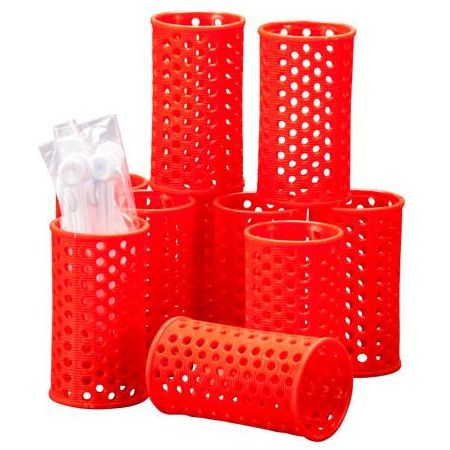 Comair Mesh Rollers Red :3011744 (10 Pcs/Pack) - Gtworld.de