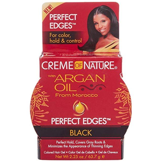 Creme of nature Argan Oil Perfect Edges Black 63,7g - Gtworld.de