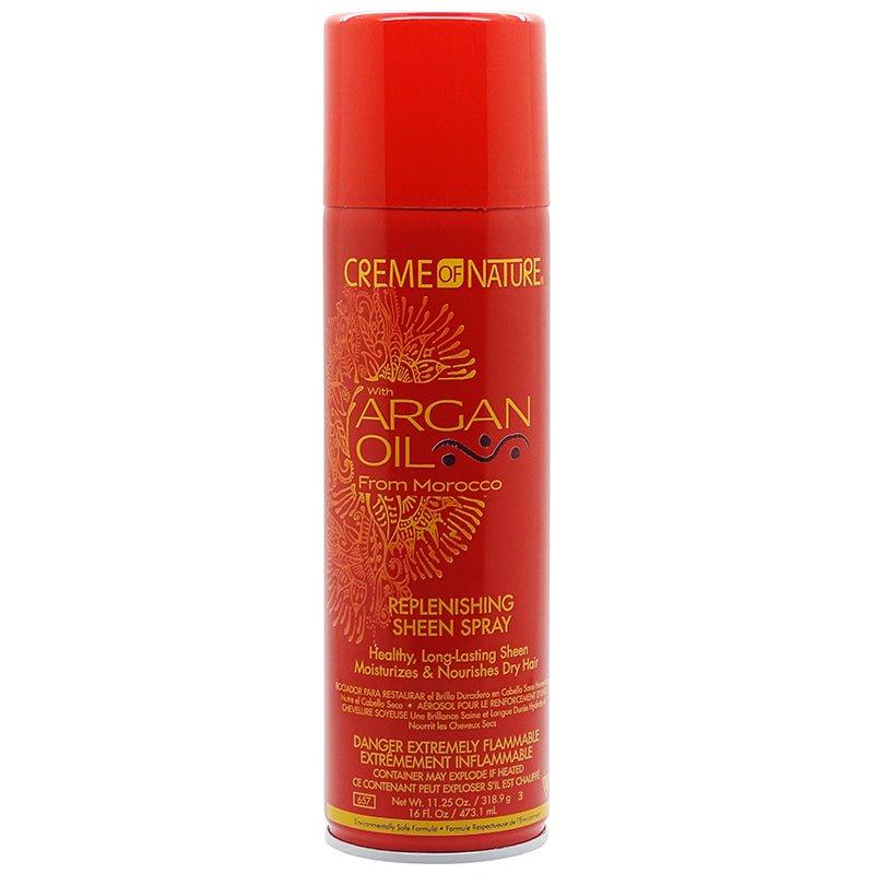 Creme Of Nature Argan Oil Replenishing Sheen Spray 473ml - Gtworld.de