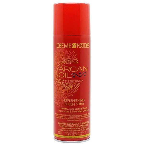 Creme Of Nature Argan Oil Replenishing Sheen Spray 473ml - Gtworld.de