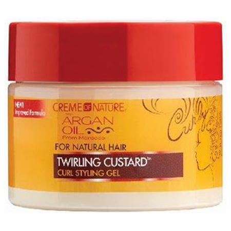 Creme of Nature Argan Oil Twirling Custarf Curl Styling Gel 360ml - Gtworld.de