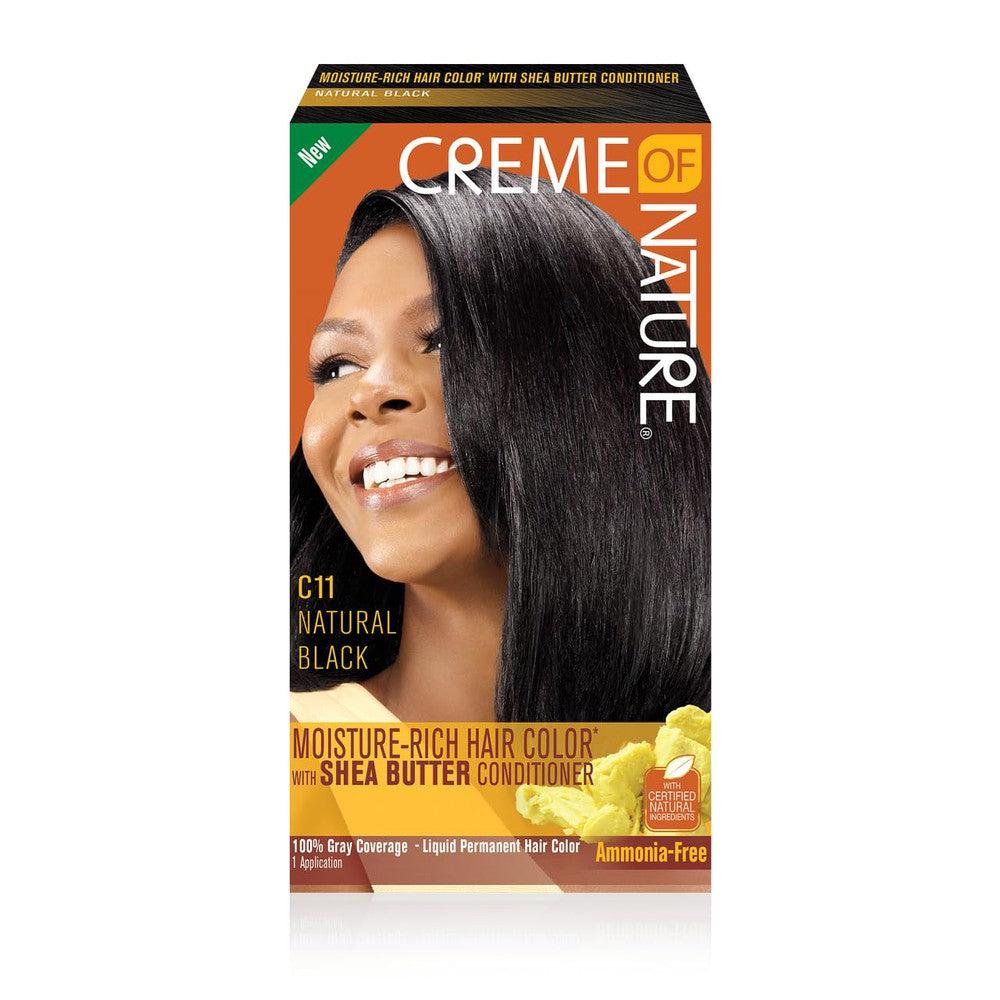 Creme of Nature Moisture Rich Hair Color W Shea Butter Conditioner C11 Natural Black - Gtworld.de