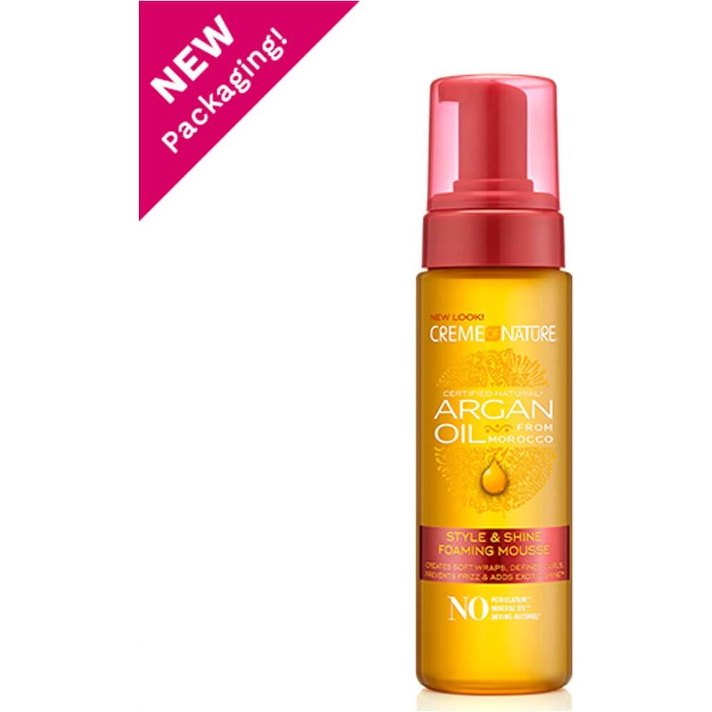 Creme of Nature with Argan Oil Style &amp; Shine Foaming Mousse 7 oz - Gtworld.de