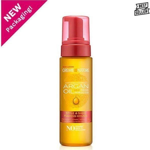 Creme of Nature with Argan Oil Style &amp; Shine Foaming Mousse 7 oz - Gtworld.de