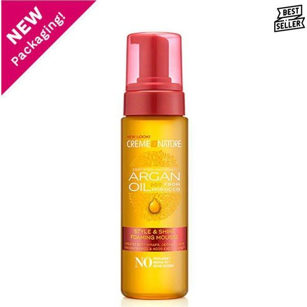 Creme of Nature with Argan Oil Style &amp; Shine Foaming Mousse 7 oz - Gtworld.de