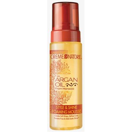 Creme of Nature with Argan Oil Style &amp; Shine Foaming Mousse 7 oz - Gtworld.de