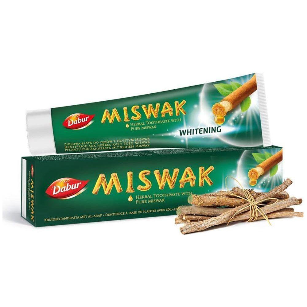 Dabur Miswak Herbal Whitening Toothpaste - 100g for Strong Teeth &amp; Brighter Smiles - gtworld.de