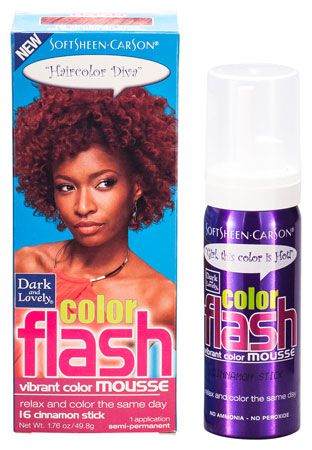 Dark and Lovely Soft Sheen - Carson Color Flash Vibrant Color Mousse 1.76 oz - Gtworld.de