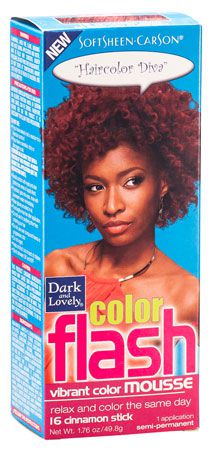 Dark and Lovely Soft Sheen - Carson Color Flash Vibrant Color Mousse 1.76 oz - Gtworld.de