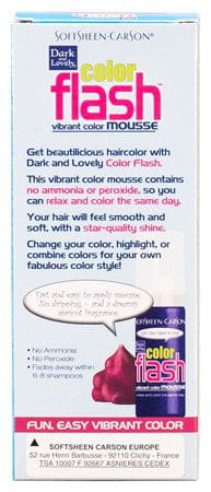 Dark and Lovely Soft Sheen - Carson Color Flash Vibrant Color Mousse 1.76 oz - Gtworld.de