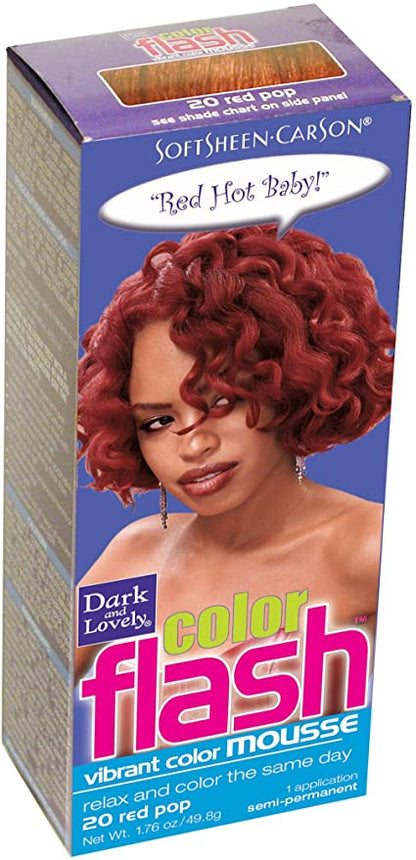 Dark and Lovely Soft Sheen - Carson Color Flash Vibrant Color Mousse 1.76 oz - Gtworld.de