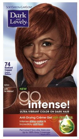 Dark and Lovely Soft Sheen - Carson Go Intense Ultra Vibrant Color On Dark Hair - Gtworld.de