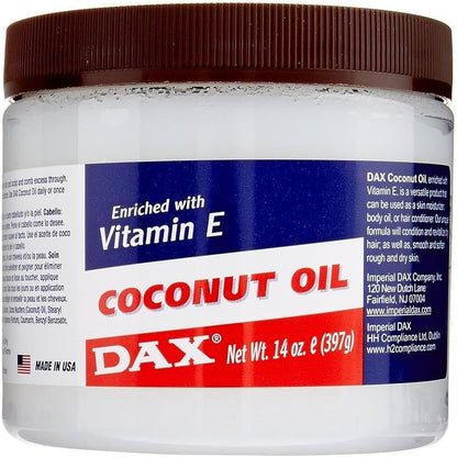 DAX Coconut Oil Enriched with Vitamin E 397g - Gtworld.de