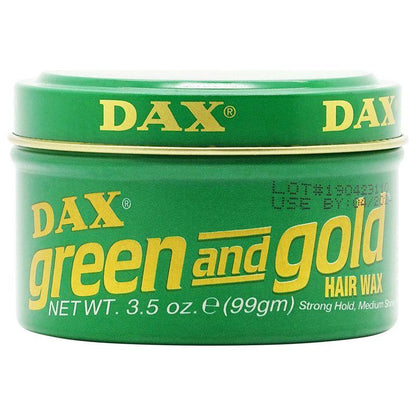 DAX Green and Gold Hair Wax 99g - Gtworld.de