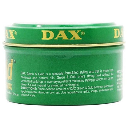 DAX Green and Gold Hair Wax 99g - Gtworld.de