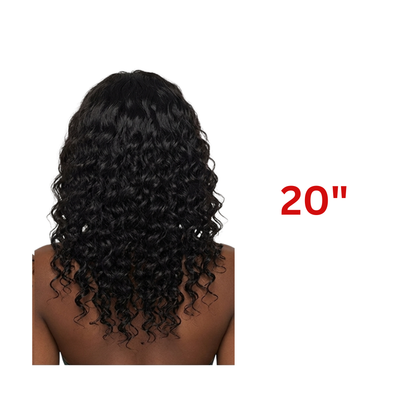 Dream Hair Half Wig Deep Wave Natural color 16"/20"
