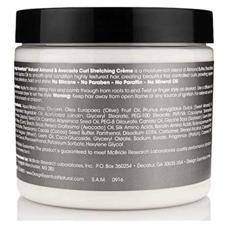 Design Essentials Almond &amp; Avocado Curl Stretching Creme 16oz - Gtworld.de