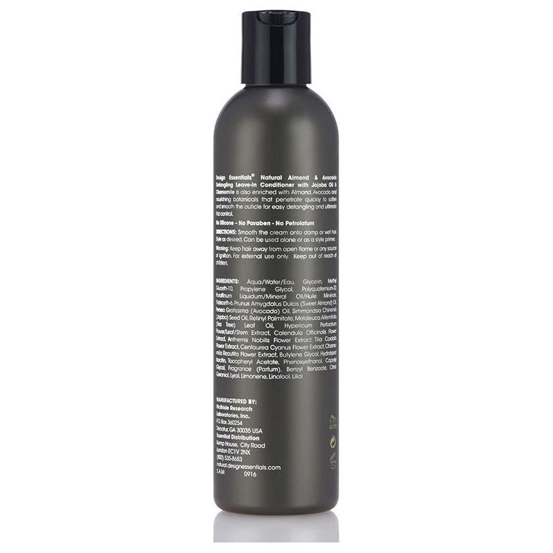 Design Essentials Natural Almond &amp; Avocado Detangling Leave - in Conditioner 227g - Gtworld.de