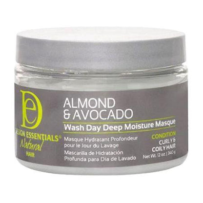 Design Essentials Natural Almond &amp; Avocado Wash Day Deep Moisture Masque 12oz - Gtworld.de