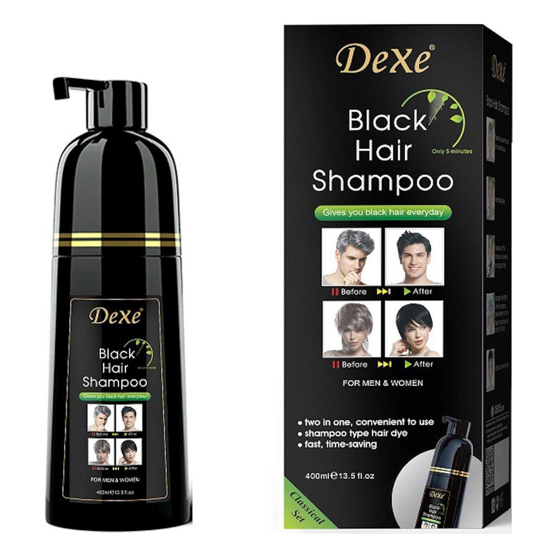 Dexe Black Hair Shampoo Classic 400 ml - Gtworld.de