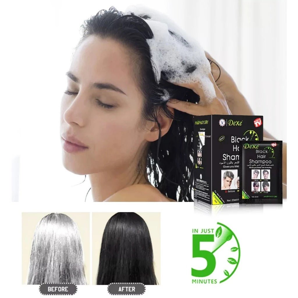 Dexe Dark Brown Hair Shampoo Classic 25ml *10 Sachets - gtworld.de