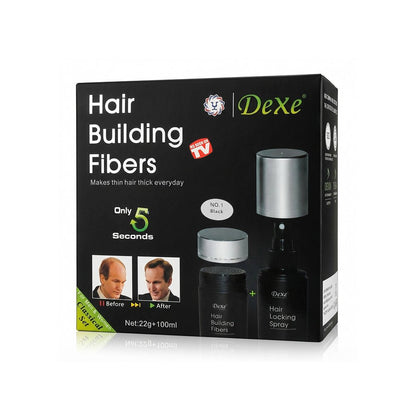 Dexe Hair Building Fiber Classic set KIT (Black &amp; Dark Brown) - gtworld.de