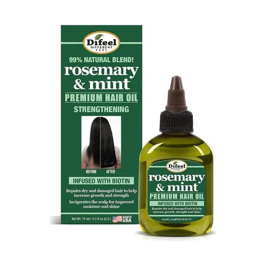 Difeel Rosemary &amp; Mint Premium Hair Oil With Biotin 75ml / 210ml - Gtworld.de