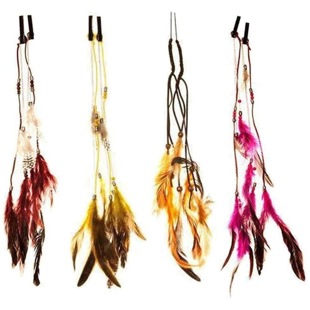 Dream Hair 2 Clip - In Feather Extensions 16"/40Cm Synthetic Hair - Gtworld.de