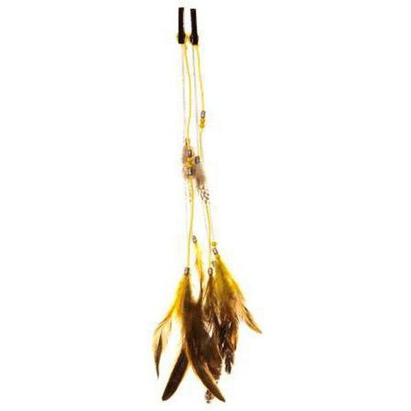 Dream Hair 2 Clip - In Feather Extensions 16&quot;/40Cm Synthetic Hair Brown - Gtworld.de