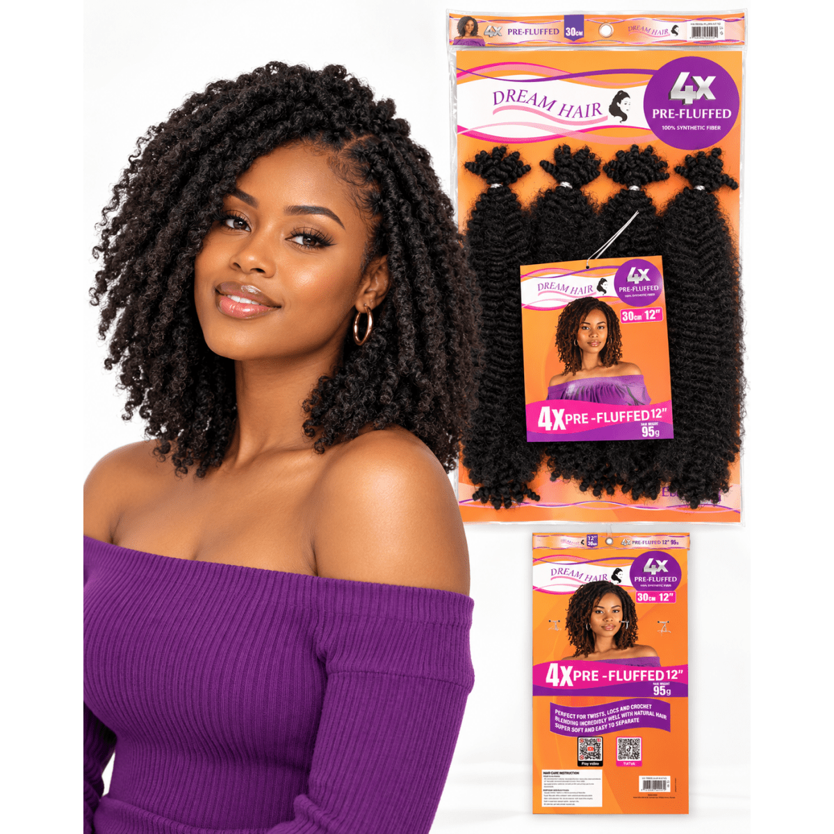Dream Hair 4X PRE-FLUFFED 12" - gtworld.de