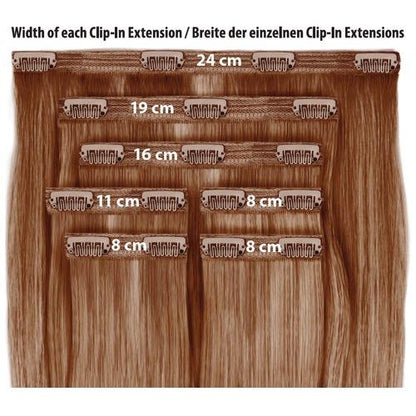 Dream Hair 7pcs Clip - in Loose Curl Extensions Set Premium Kunsthaar 24&quot; - Gtworld.de