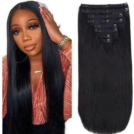 Dream Hair 8 Clip - in Hair Extensions Remy Hair/Human Hair, Remy Echthaar - Gtworld.de