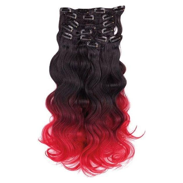 Dream Hair 8 Clip - In Ombre Extensions Kunsthaar - Gtworld.de