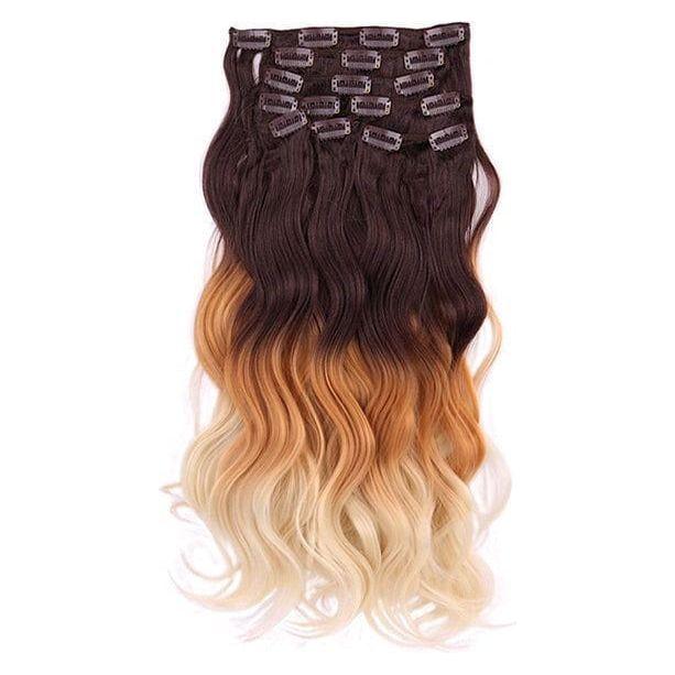 Dream Hair 8 Clip - In Ombre Extensions Kunsthaar - Gtworld.de