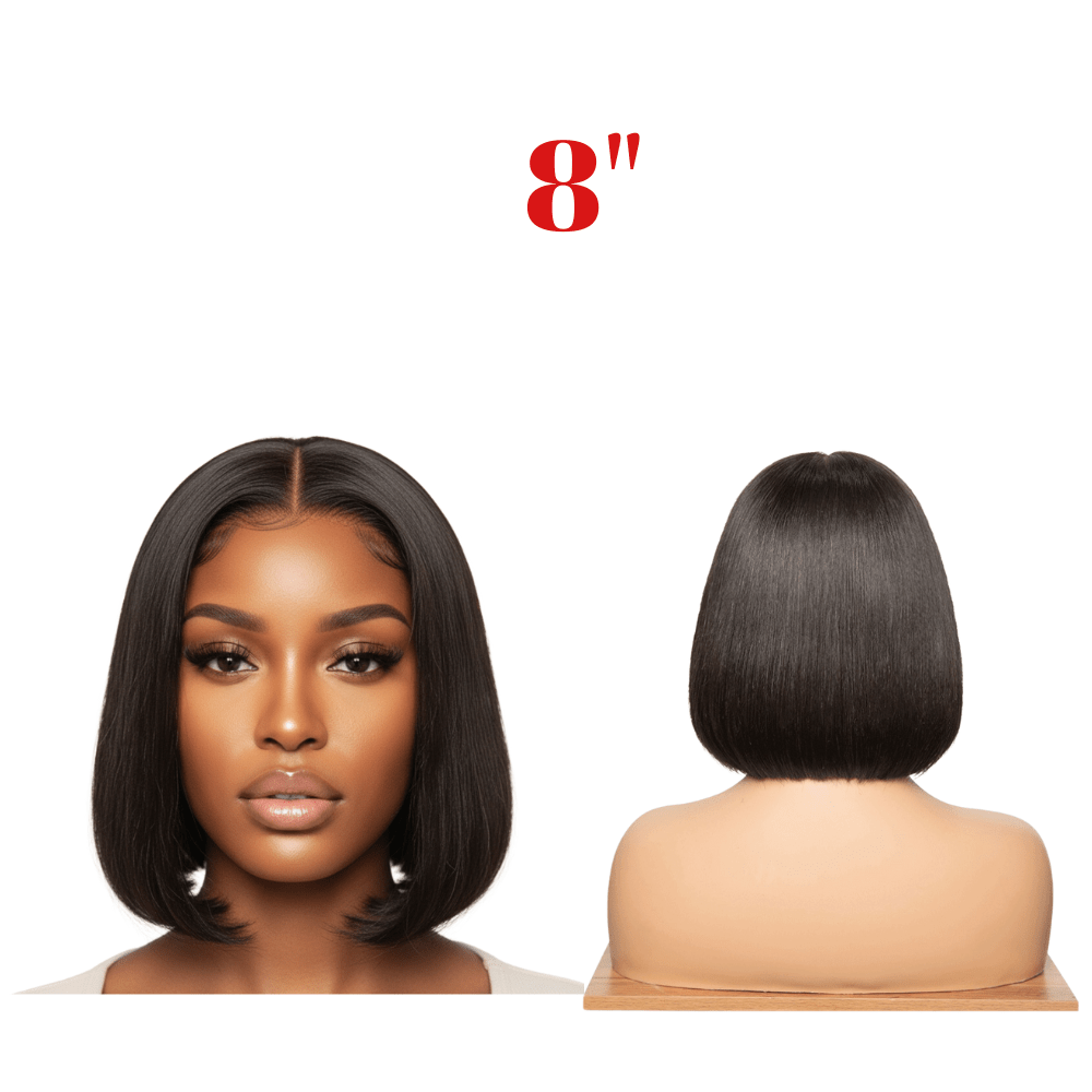 Dream Hair Bob Cut 13*6 Glueless Wig Brazilian Virgin Natural Color - gtworld.de