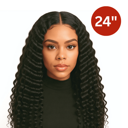 Dream hair Brazilian Hair Deep Wave 4pcs + 14&