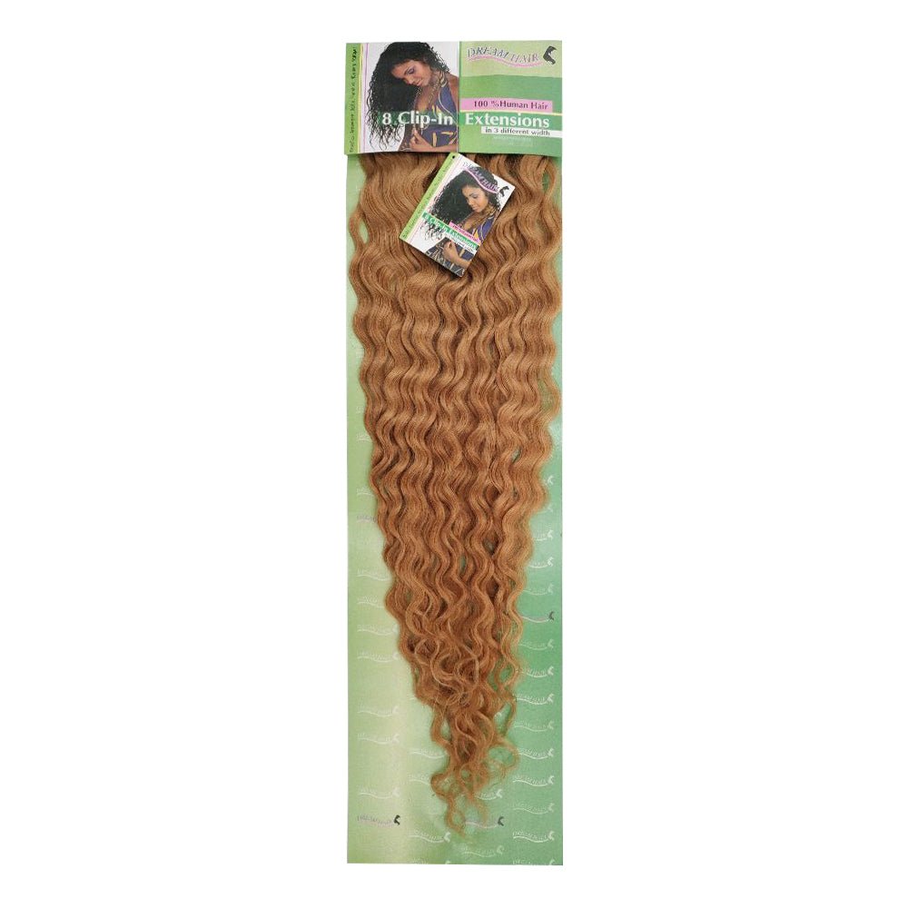 Dream Hair Clip - In Extensions Set Deep Wave Human Hair, Echthaar - gtworld.de