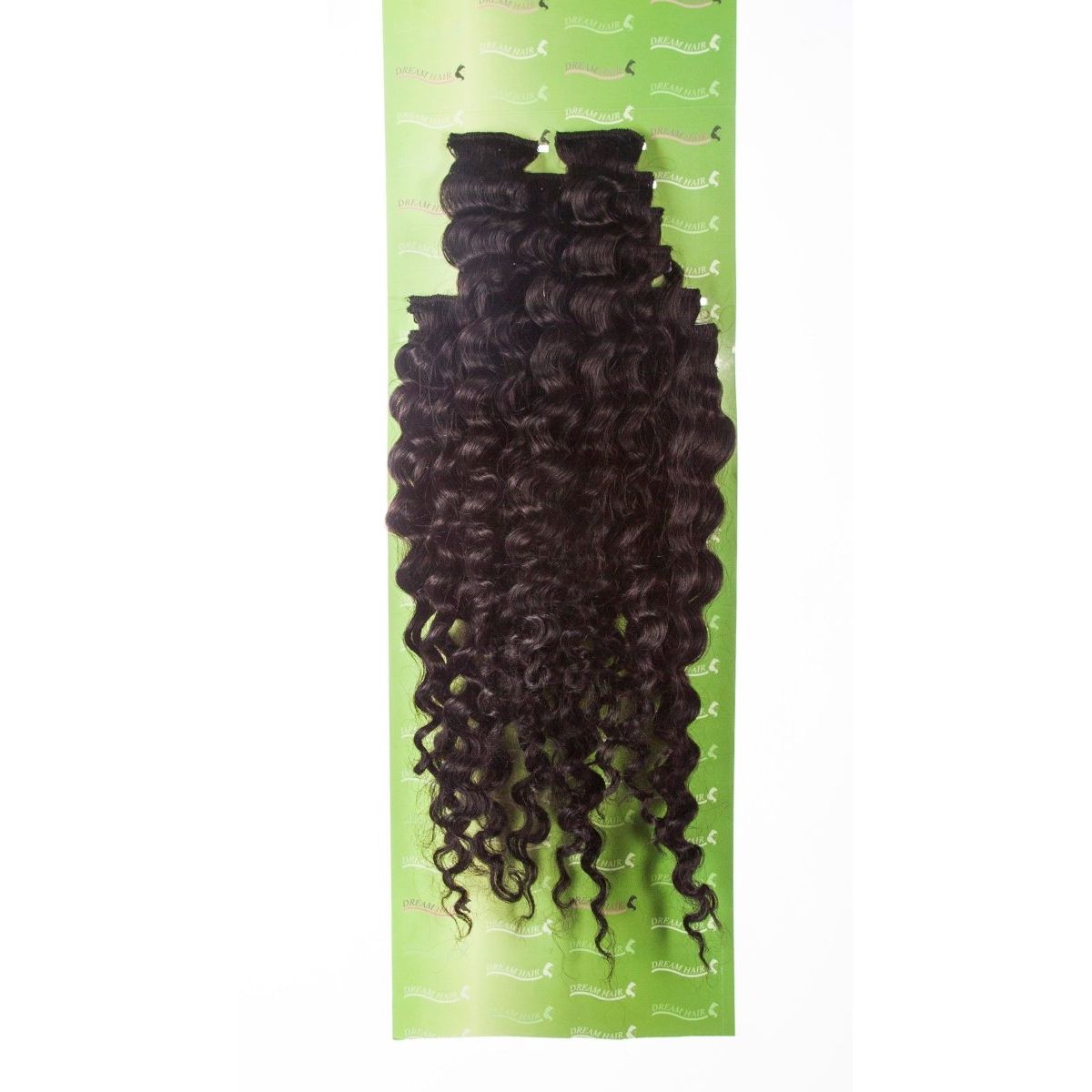 Dream Hair Clip-In Extensions Set Deep Wave Human Hair, Echthaar - gtworld.de