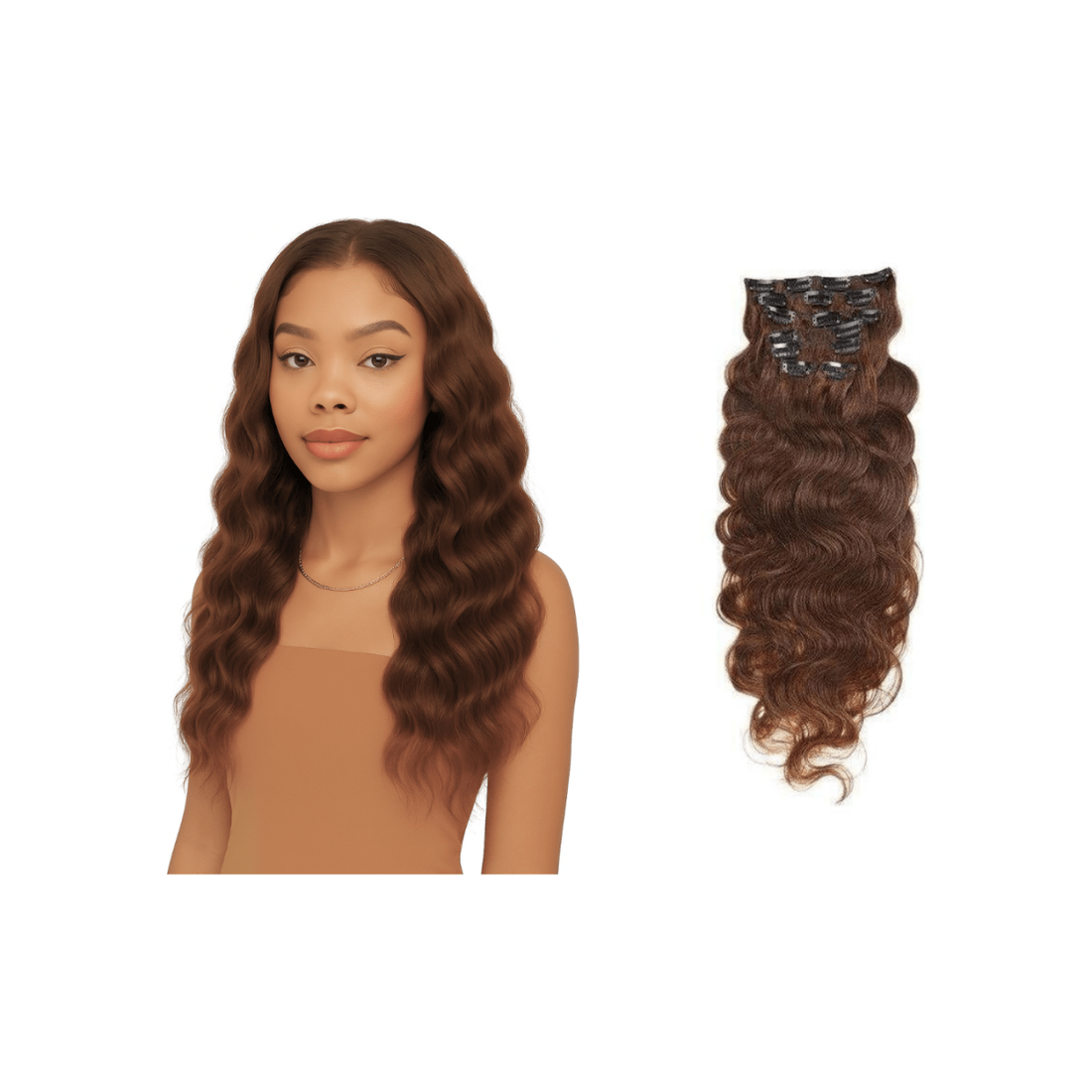 Dream Hair CO BRAZILIAN WAVE 8 Pcs &amp; 17 Clips On 14:1 - gtworld.de