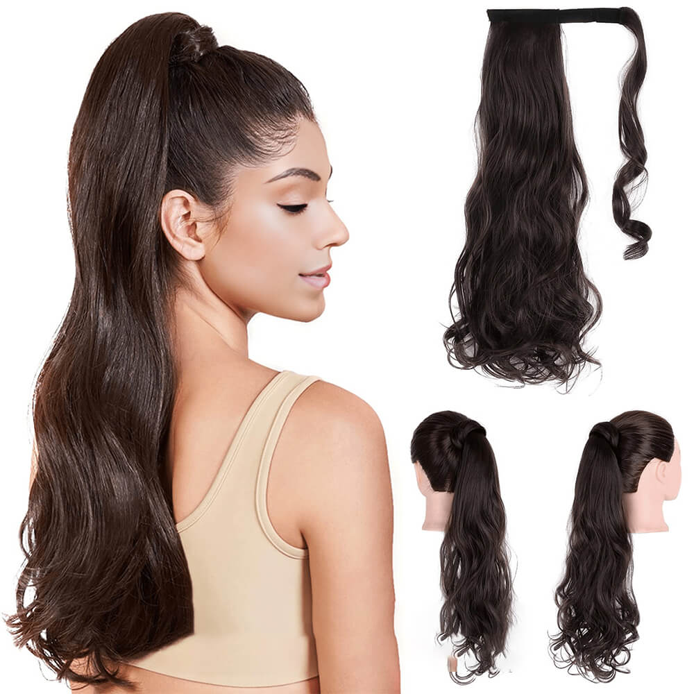 Dream Hair Curly Wave Ponytail Kunsthaar 24&