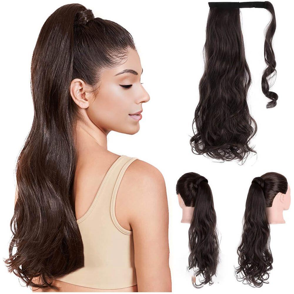 Dream Hair Curly Wave Ponytail Kunsthaar 24&