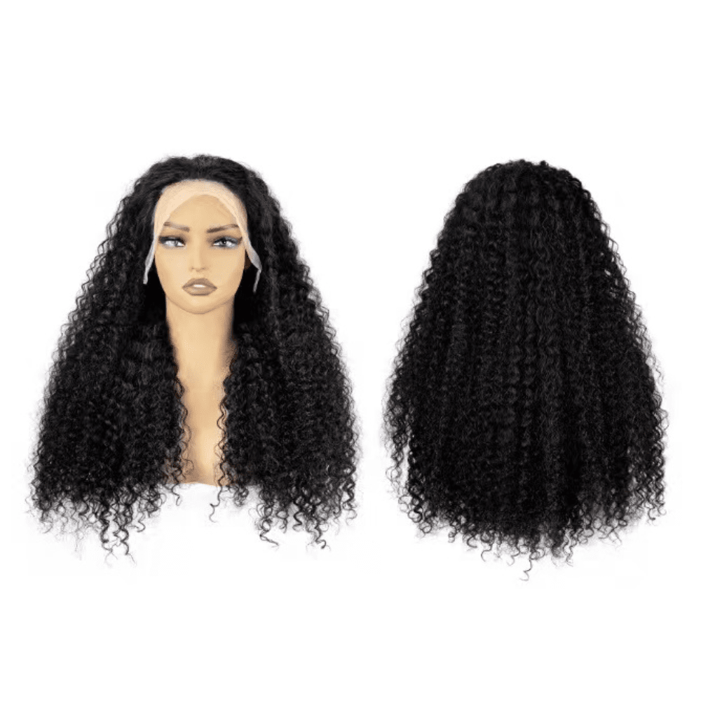Dream Hair Deep curl 13*14 Wig Double Drawn 24 Human Hair :Natural Color - gtworld.de