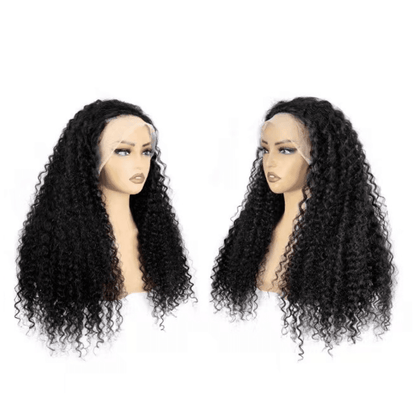 Dream Hair Deep curl 13*14 Wig Double Drawn 24 Human Hair :Natural Color - gtworld.de
