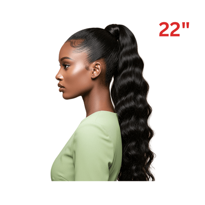 Dream Hair El Ponytail Wavy Human Hair 22" &amp; 24" - gtworld.de