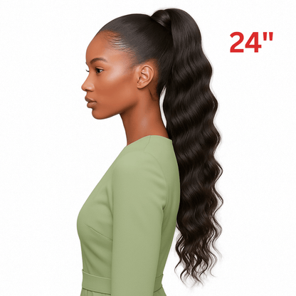 Dream Hair El Ponytail Wavy Human Hair 22" &amp; 24" - gtworld.de